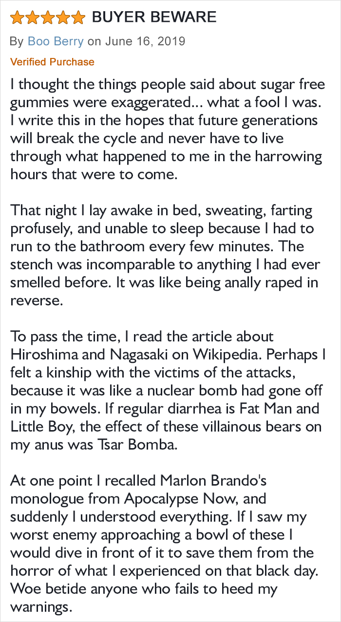 20 Hilariously Funny Amazon Reviews Of Haribo Gummy Bears | Bored Panda