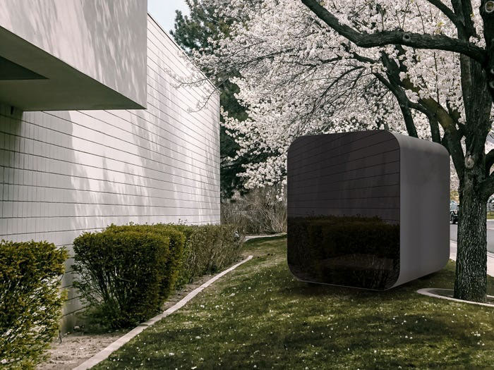 This New Office Cabin Is Called "Studypod" And You Can Place It In Your Backyard