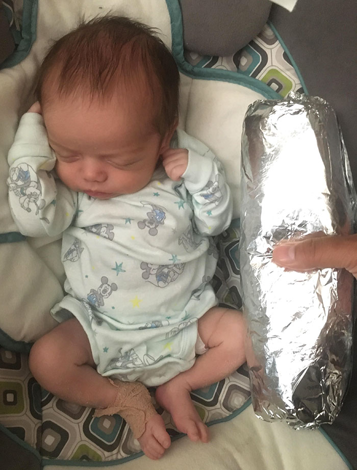 My 2-Week-Old Son vs. My Burrito