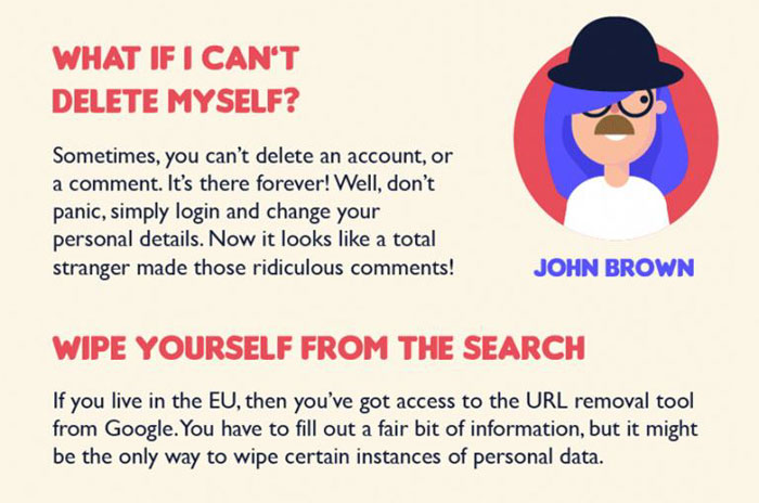 Here's An Infographic Showing How Anyone Can Disappear From The Internet Completely