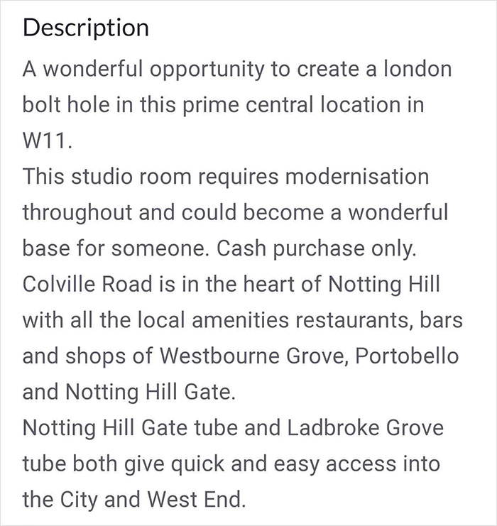 People Post What $250k Can Get You Elsewhere, After This Ludicrous London Apartment Listing Goes Viral