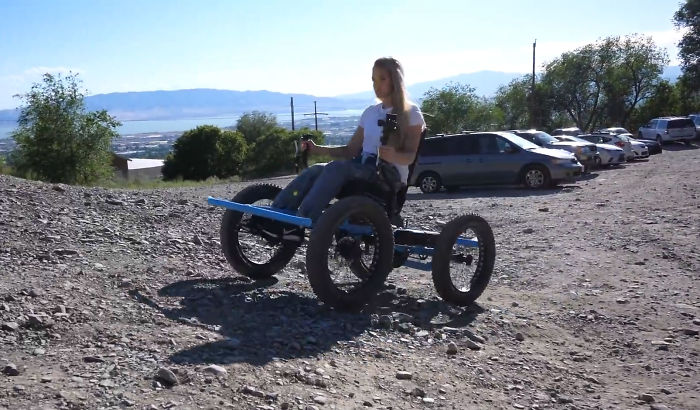 Man Designs An Off-Road "Wheelchair" So That His Wife Can Go Places She Never Imagined, It's Now Up For Mass-Production