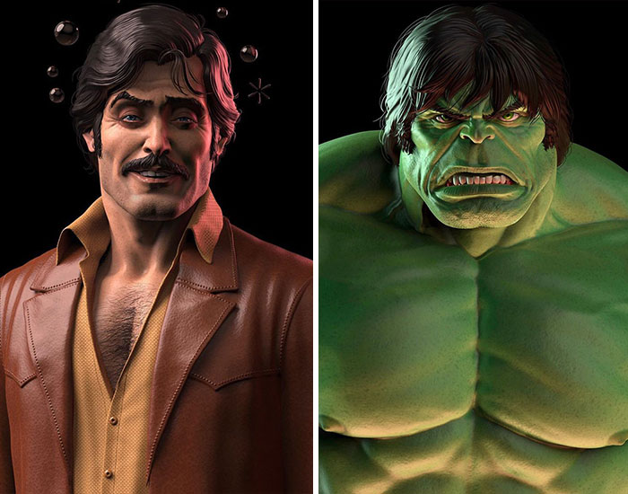 This Artist Creates ’70s-Style Action Figurines Inspired By Marvel Superheroes