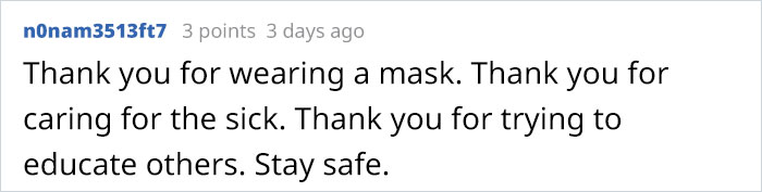 Random Person Yells At A Mask-Wearing Nurse After Her 15-Hour Shift, She Pens The ‘Perfect’ Response