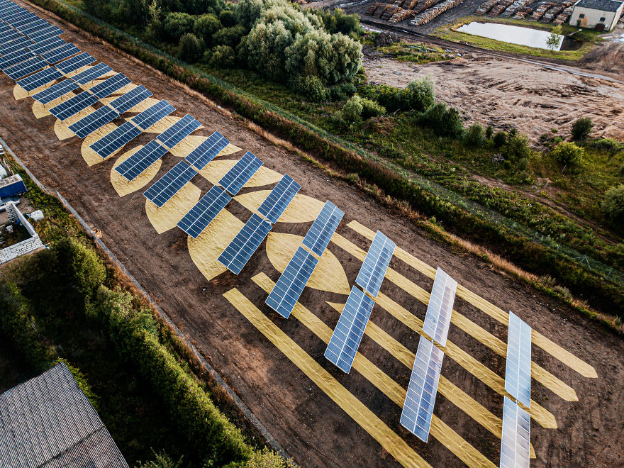 We Created Rye Installation In The Solar Power Plant