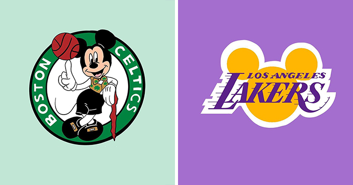 Artist Gives The Disney Treatment To These 30 NBA Logos And Someone Should Make Them Official