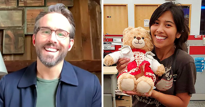 Priceless Stolen Teddy With This Woman’s Late Mother’s Voice Recording Is Returned After Ryan Reynolds’ Ransom Offer