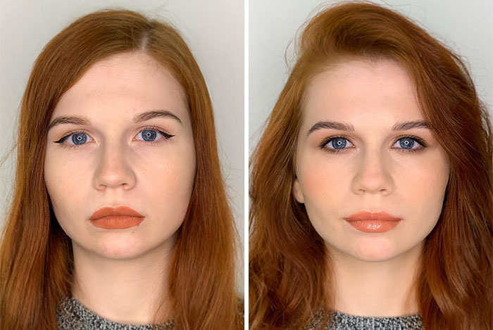 How Women Do Their Own Makeup Vs. How A Professional Does It (29 Pics)