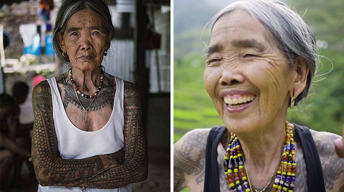 This 103-Year-Old Woman Is The Last Filipino To Preserve Ancient Tattoo Tradition