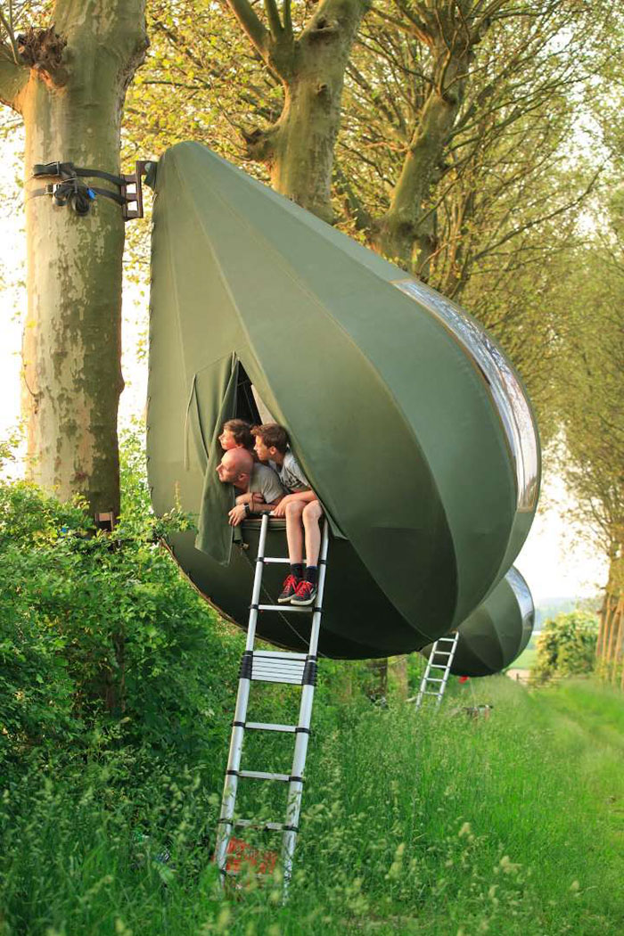 You Can Experience Camping Like Never Before With These Tear-Shaped Tents