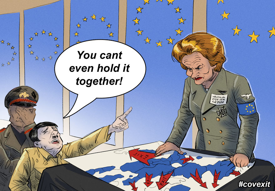 Frau Ursula Fails As The Leader Of The European Reich Amidst The Covid Crisis