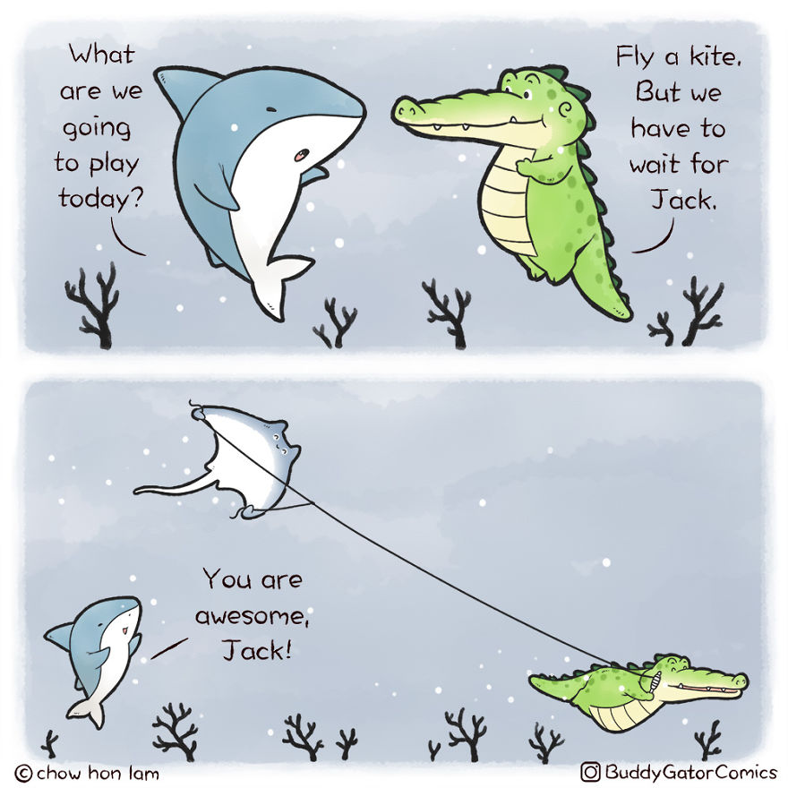 Fly A Kite, Underwater