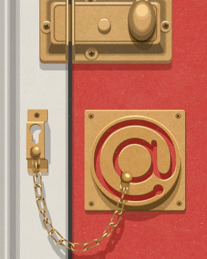 Illustration About Internet Security