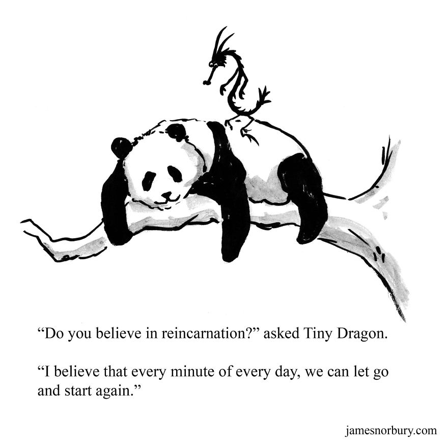 I Draw Dragons & Pandas To Spread Happiness