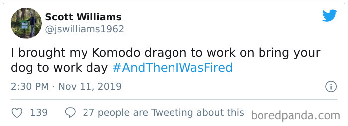 And Then I Was Fired Hashtag