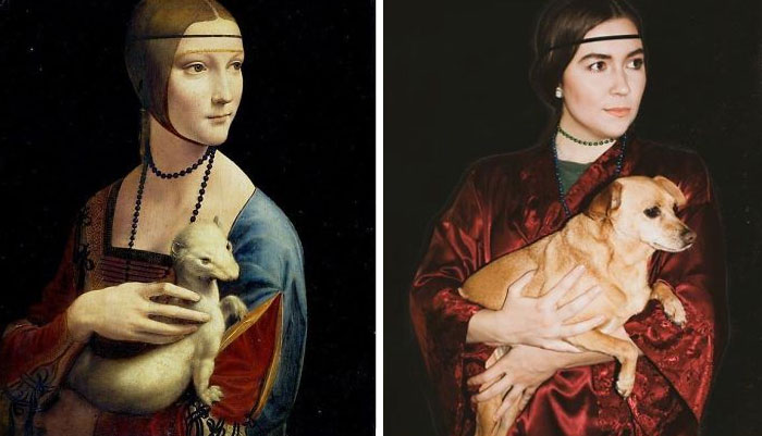 People Are Still Recreating Artwork At Home For The Museum Challenge (117 New Pics)