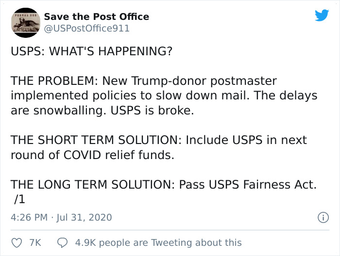 This Twitter Thread Petitions The US To Fix Its Post Office System By Suggesting Surprisingly Effective Solutions