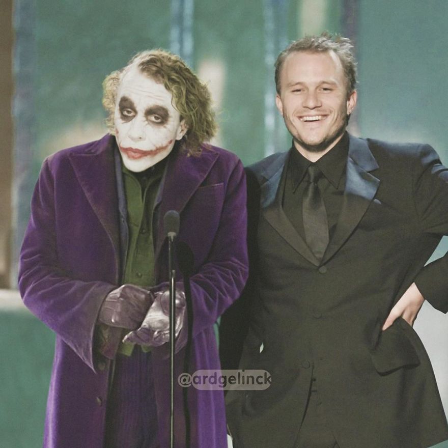 Heath Ledger And The Joker