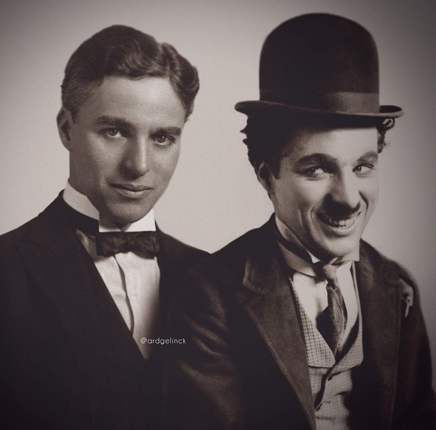 Charlie Chaplin And The Tramp
