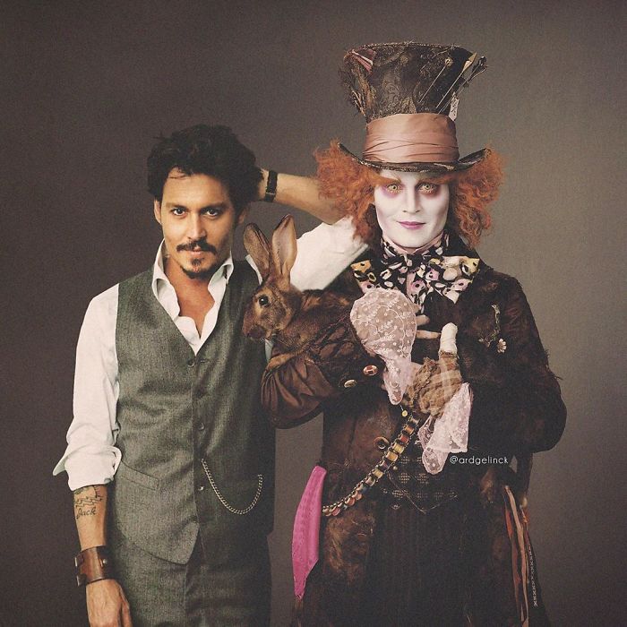 Johnny Depp y el Sombrerero