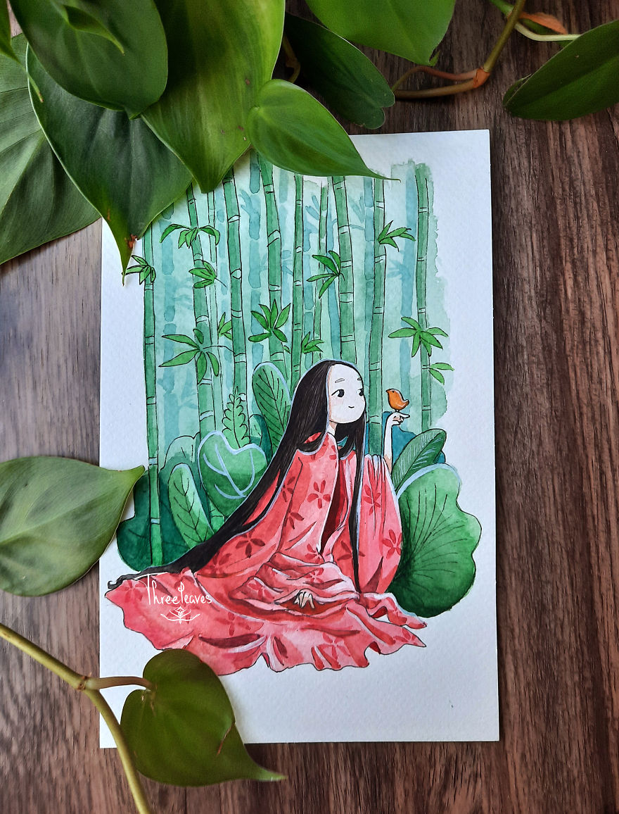 I Created These 10 Paintings Of Studio Ghibli Characters In Nature