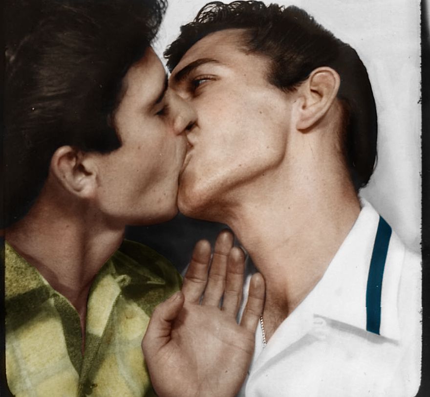 My 12 Colorized Vintage Portraits Of LGBT Couples Show Beauty And Support For The LGBTQ+ Community