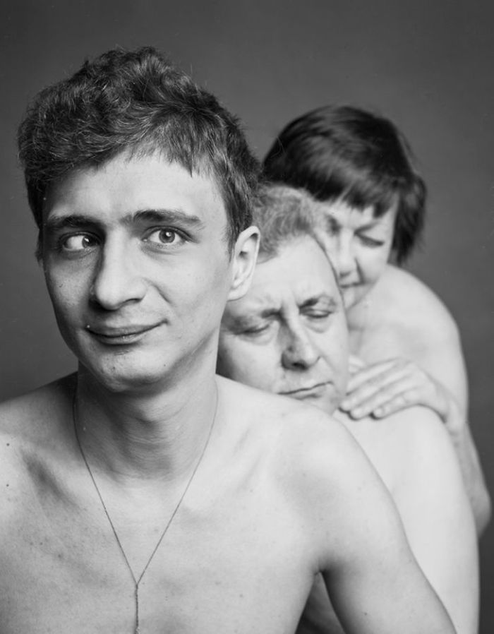 Mom Olga, Dad Vladimir, And Son Bohdan, 26 Years Old, Cerebral Palsy