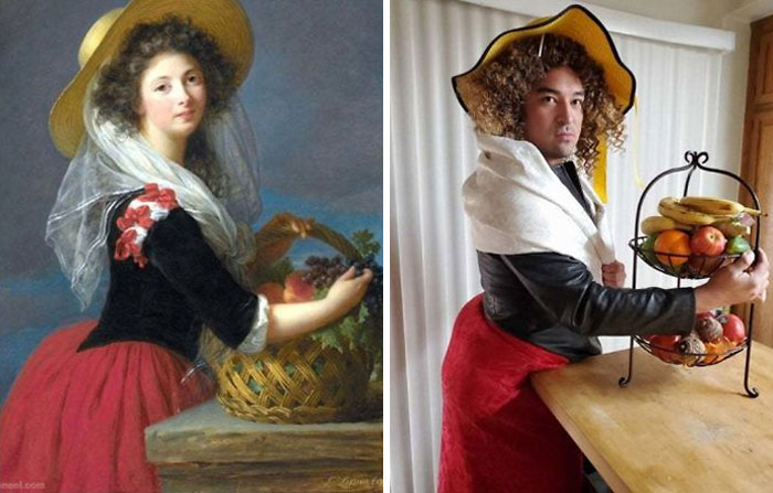 People Are Still Recreating Artwork At Home For The Museum Challenge (119 New Pics)