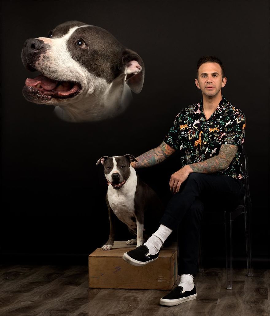 Portraits of People and Dogs
