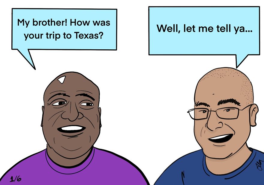 My 10 Original Comics About Food And Life From A Misplaced Texan’s Unique Perspective.
