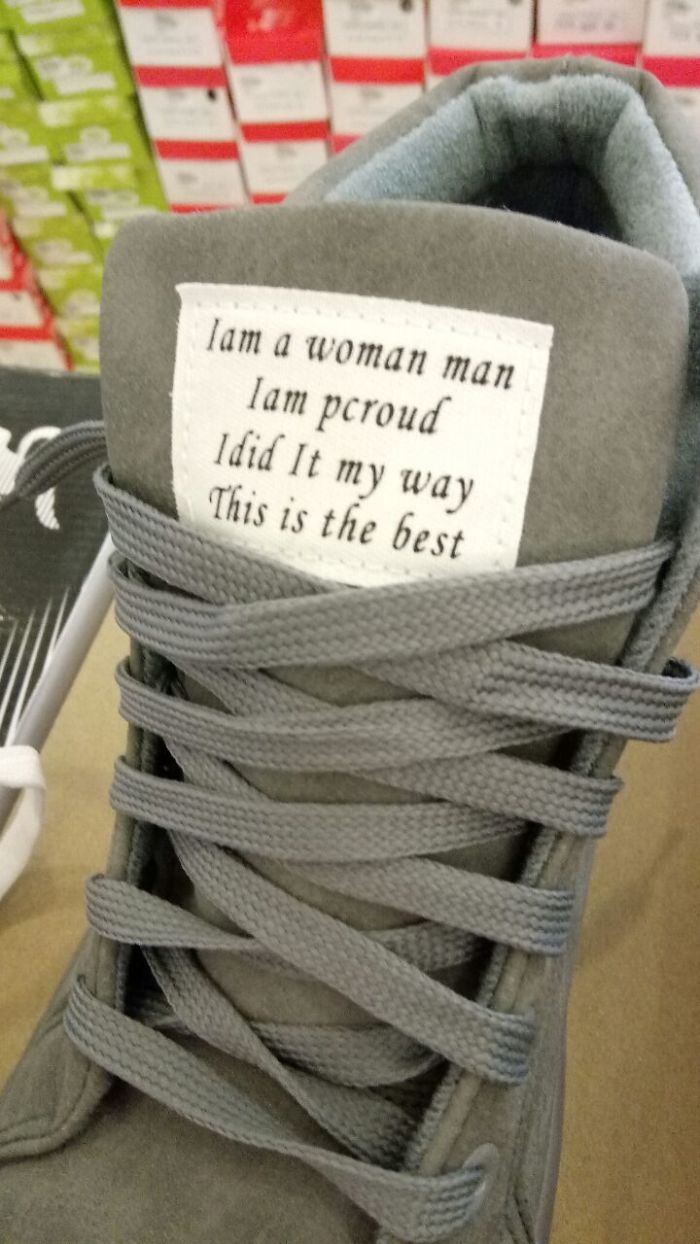 Proof Read That Inspiring Sneaker Quote, Boss