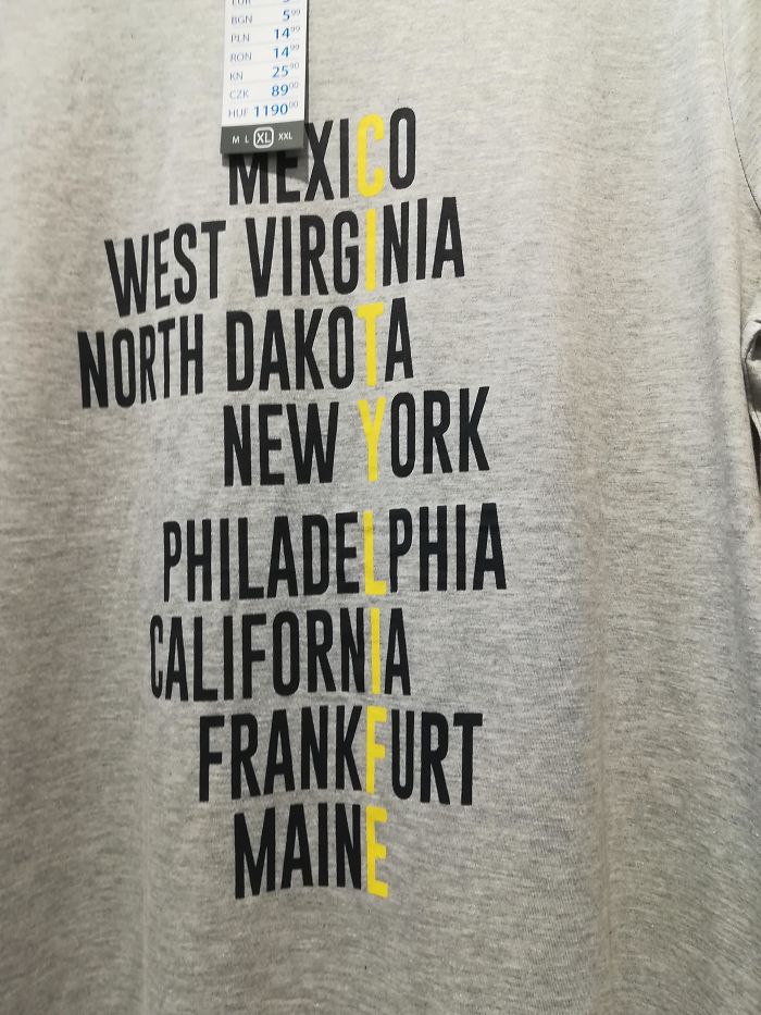 I Found This In The Store. There's Only 3 Cities