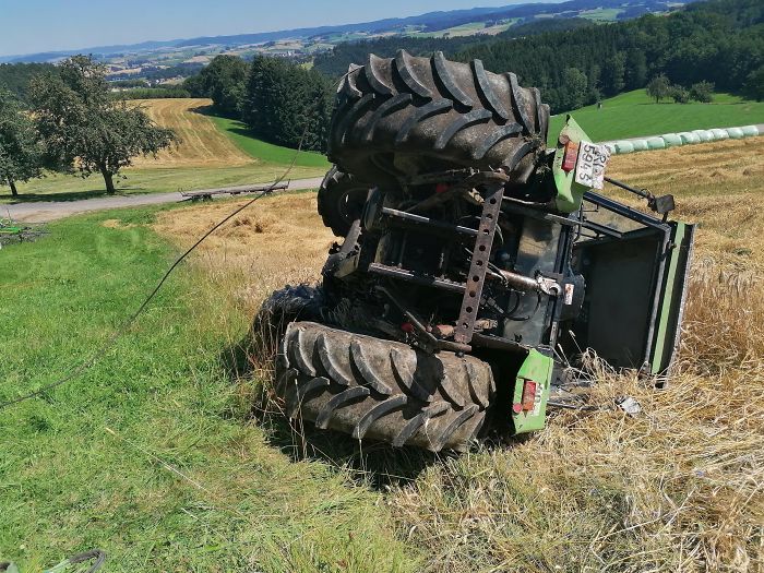 Well I Flipped A Tractor