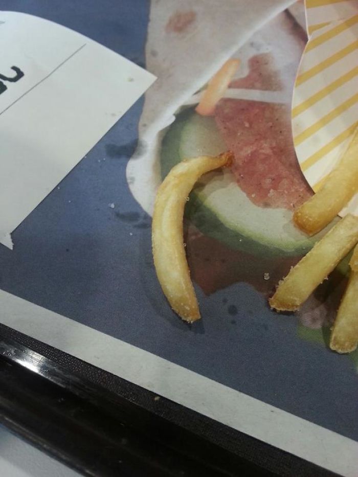 My French Fry At McDonald's Looks Exactly Like A Banana