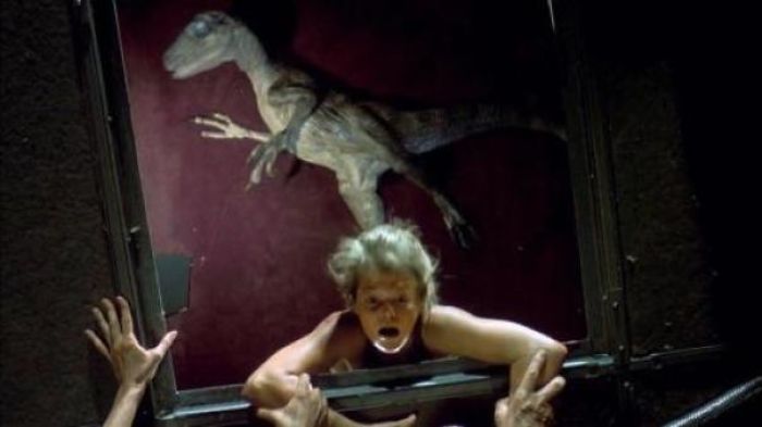 In Jurassic Park When Lex Falls Through The Ceiling, The Stunt Double Accidentally Looks Up, So Instead Of Filming The Scene Again, They Superimposed Lex’s Face Over The Stunt Double