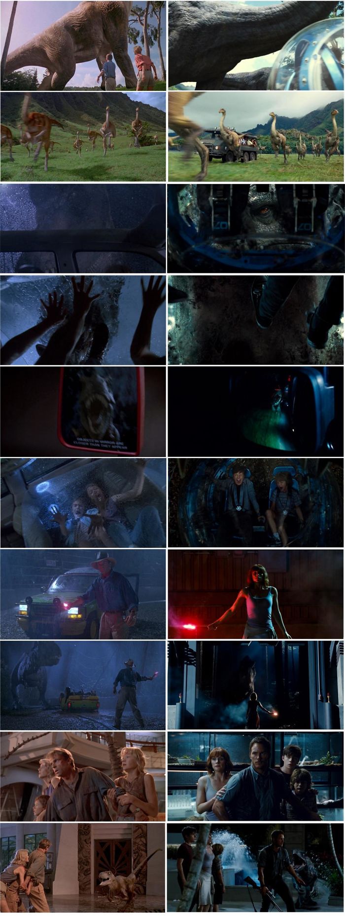A List To All The Visual References That Jurassic World (2015) Did To Jurassic Park (1993)