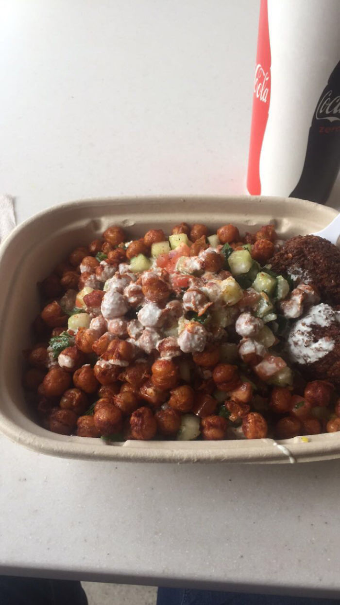I Asked For Extra Fried Chickpeas In My Rice Bowl, And Got Exactly What I Asked For. Almost As Much Chickpea As There Was Rice