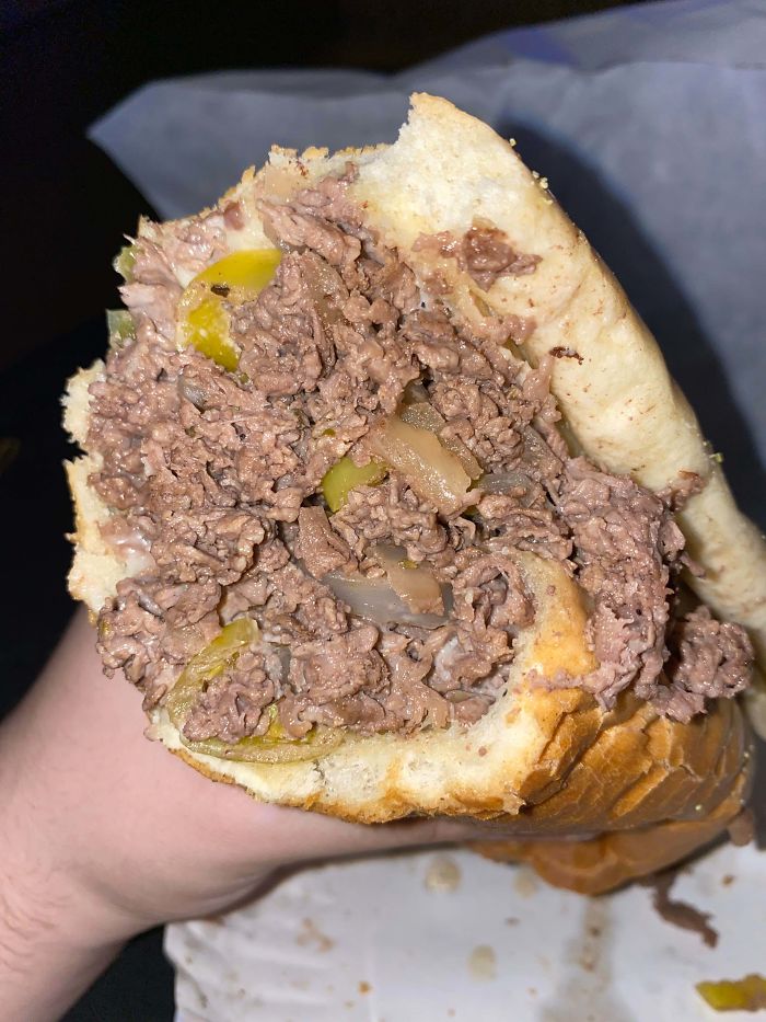 Ordered My Steak And Cheese With “A Little Extra Steak”