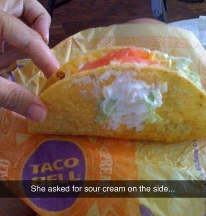 Sour Cream On The Side Please