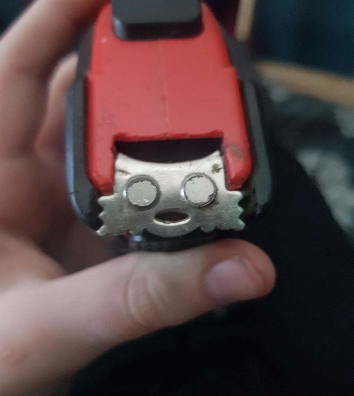 The Tip Of My Measuring Tape Looks Like A Cat