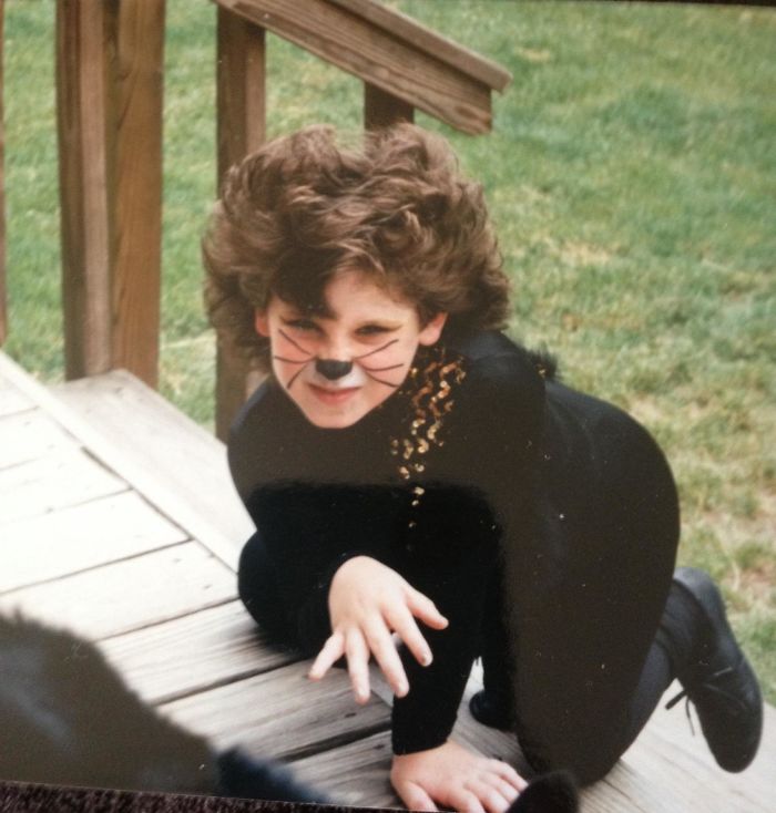 ‘How Did You Know I Was Gay?’ Said The Posing Seven Year Old Boy In Make Up, A Perm, And Black Sequinned Jellicle Cats Dance Costume