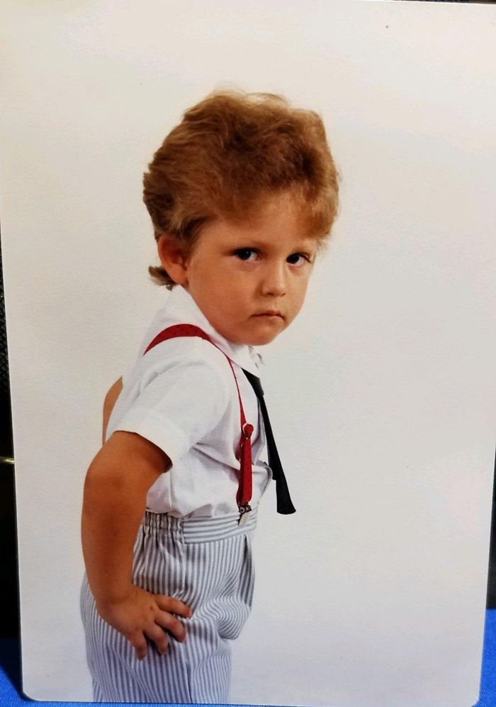 Not Sure If This Counts Given How Awesome My Blue Steel Pose Was As A 4 Year Old. 1989 Or 1990
