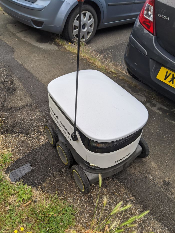 Had My First Robot Delivery The Other Day In UK