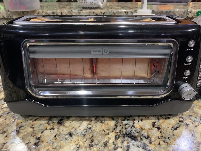 My Toaster Has A Window To Analyze Its Progress