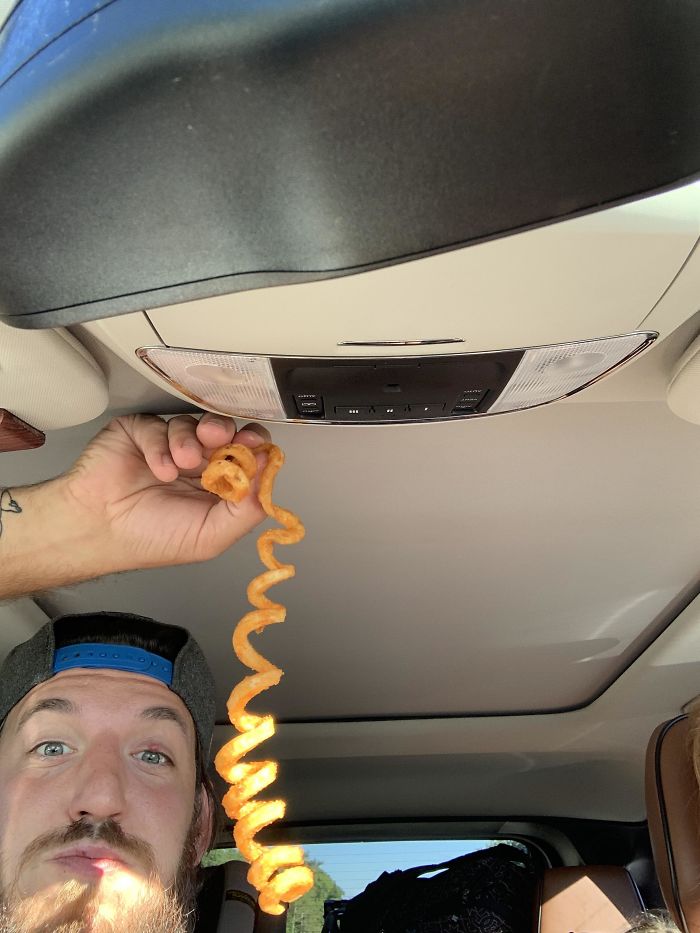 The Longest Curly Fry I’ve Ever Seen In My Life