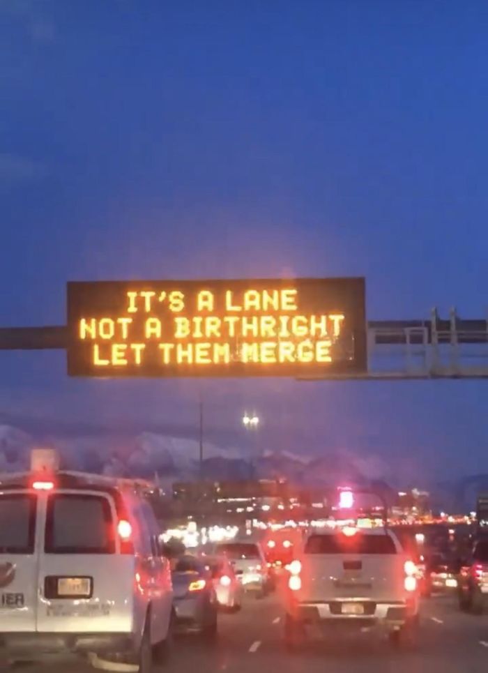 Utah Has Its Issues, But It’s Traffic Signs Are Top Notch