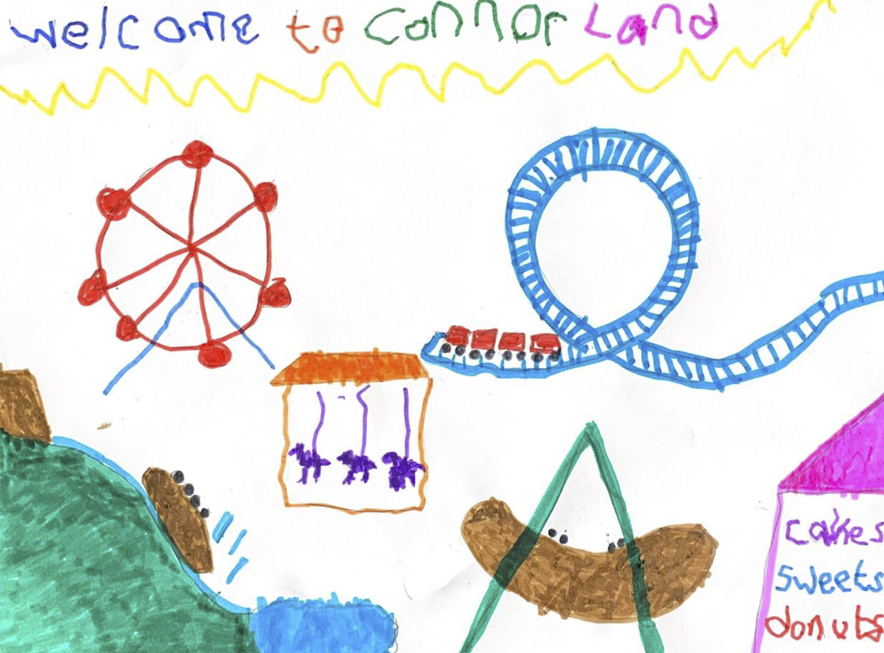 8 Kids Draw Their Own Version Of A Dream Garden, And 3D Artists Take It And Make It Real