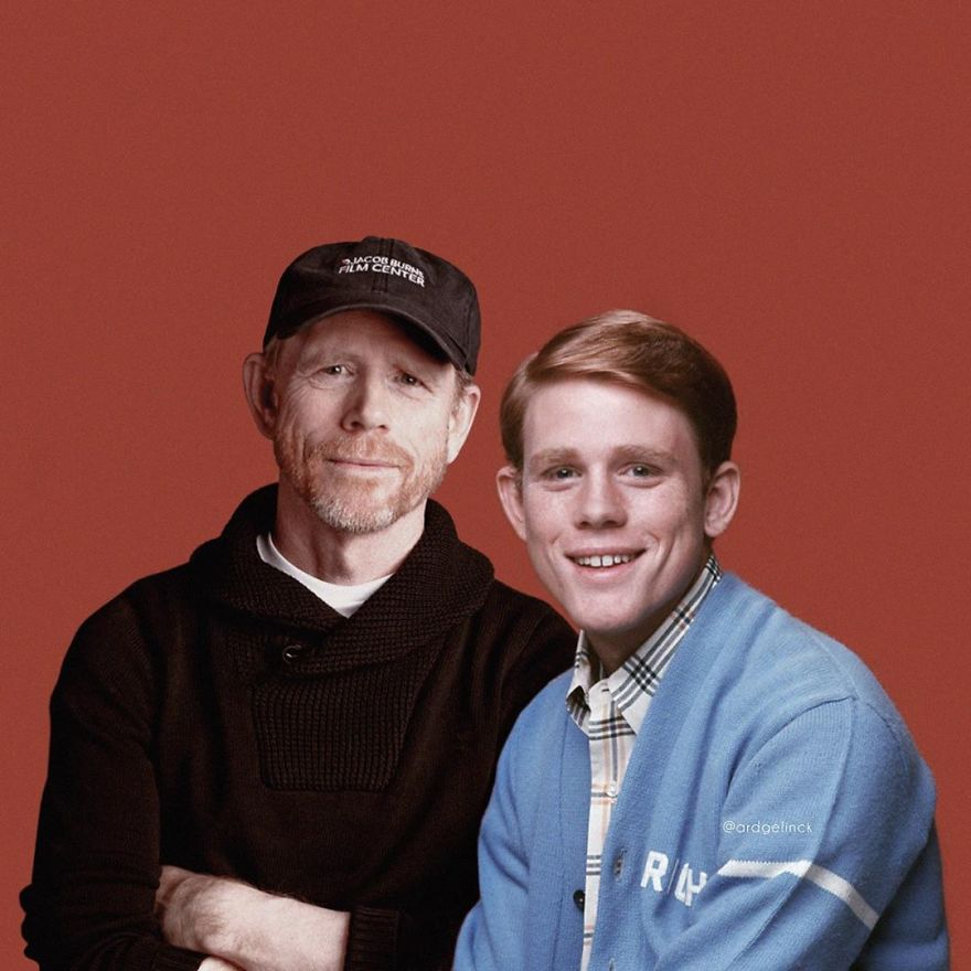 Ron Howard And Richie Cunningham