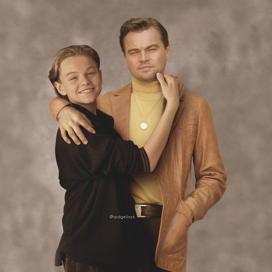 Leonardo DiCaprio And Luke Brower