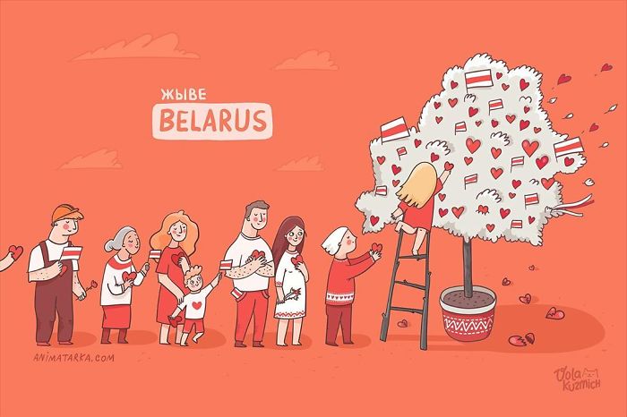 Artists With Belarus - Powerful Art Movement Showing Solidarity With Belarus People
